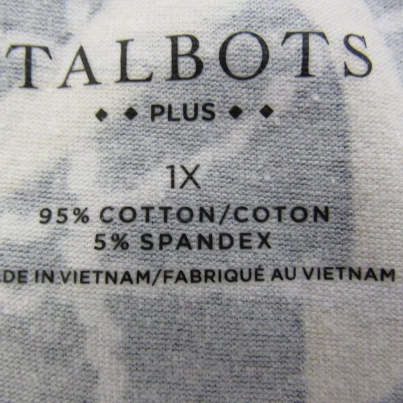 NWT TALBOTS Nautical Print Top Plus Size 1X - Picture 8 of 13